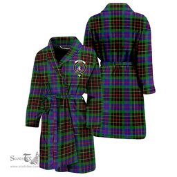 Scottish Brodie Hunting Modern Clan Family Crest Tartan Bathrobe