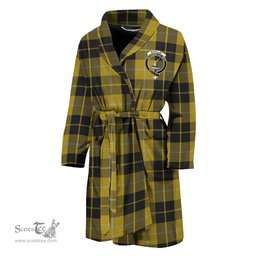 Scottish Barclay Dress Clan Family Crest Tartan Bathrobe