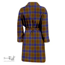 Scottish Balfour Modern Clan Family Crest Tartan Bathrobe