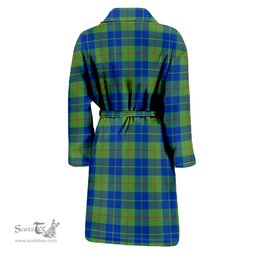 Scottish Barclay Hunting Ancient Clan Family Crest Tartan Bathrobe