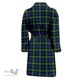 Scottish Baillie Modern Clan Family Crest Tartan Bathrobe