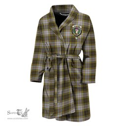 Scottish Buchanan Dress Clan Family Crest Tartan Bathrobe