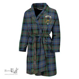 Scottish Cameron of Erracht Ancient Clan Family Crest Tartan Bathrobe