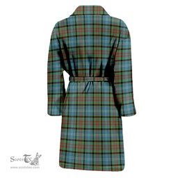 Scottish Brisbane modern Clan Family Crest Tartan Bathrobe