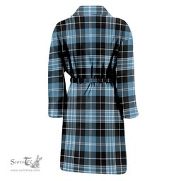 Scottish Clark (Lion) Ancient Clan Family Crest Tartan Bathrobe