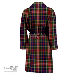 Scottish Christie Clan Family Crest Tartan Bathrobe