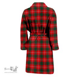 Scottish Chisholm Modern Clan Family Crest Tartan Bathrobe