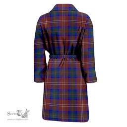 Scottish Chisholm Hunting Modern Clan Family Crest Tartan Bathrobe