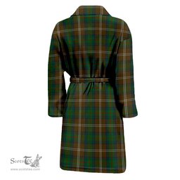 Scottish Chisholm Hunting Clan Family Crest Tartan Bathrobe