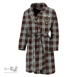 Scottish Fraser Dress Clan Family Crest Tartan Bathrobe