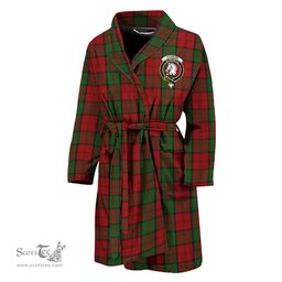 Scottish Dunbar Clan Family Crest Tartan Bathrobe