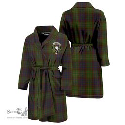 Scottish Cunningham Hunting Modern Clan Family Crest Tartan Bathrobe