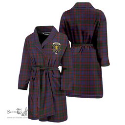 Scottish Cumming Clan Family Crest Tartan Bathrobe