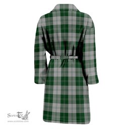 Scottish Erskine Green Clan Family Crest Tartan Bathrobe