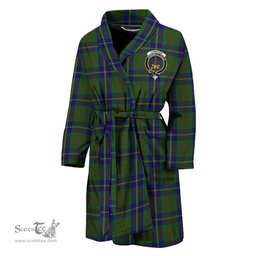 Scottish Cameron of Lochiel Hunting Clan Family Crest Tartan Bathrobe