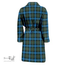 Scottish Fergusson Ancient Clan Family Crest Tartan Bathrobe