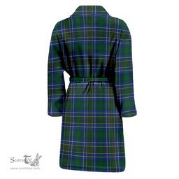 Scottish Cockburn Ancient Clan Family Crest Tartan Bathrobe