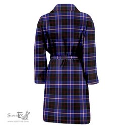 Scottish Dunlop Modern Clan Family Crest Tartan Bathrobe