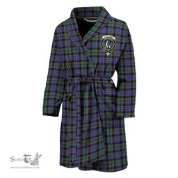 Scottish Fletcher Modern Clan Family Crest Tartan Bathrobe