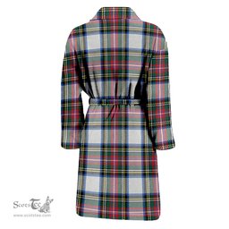 Scottish Dennistoun Clan Family Crest Tartan Bathrobe