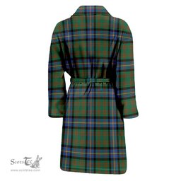 Scottish Cochrane Ancient Clan Family Crest Tartan Bathrobe