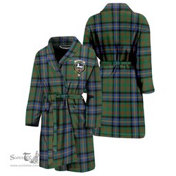 Scottish Cochrane Ancient Clan Family Crest Tartan Bathrobe
