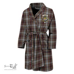 Scottish Douglas Ancient Dress Clan Family Crest Tartan Bathrobe