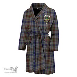 Scottish Gayre Hunting Clan Family Crest Tartan Bathrobe