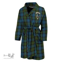 Scottish Fletcher of Dunans Clan Family Crest Tartan Bathrobe
