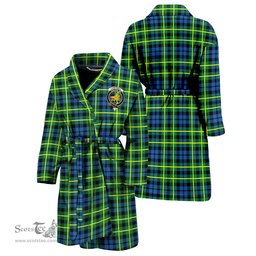 Scottish Campbell of Breadalbane Ancient Clan Family Crest Tartan Bathrobe