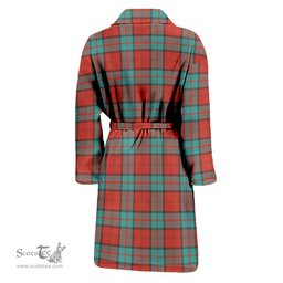 Scottish Dunbar Ancient Clan Family Crest Tartan Bathrobe