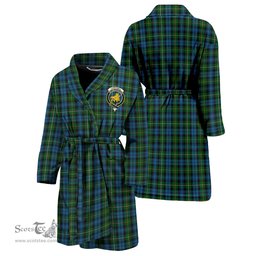 Scottish Campbell of Argyll #02 Clan Family Crest Tartan Bathrobe