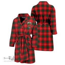 Scottish Fenton Clan Family Crest Tartan Bathrobe