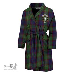 Scottish Cunningham Hunting Clan Family Crest Tartan Bathrobe
