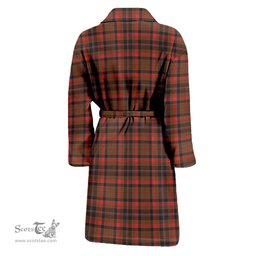 Scottish Cumming Hunting Weathered Clan Family Crest Tartan Bathrobe