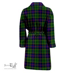 Scottish Forsyth Modern Clan Family Crest Tartan Bathrobe