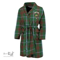 Scottish Gayre Clan Family Crest Tartan Bathrobe