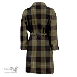 Scottish Dunlop Hunting Clan Family Crest Tartan Bathrobe