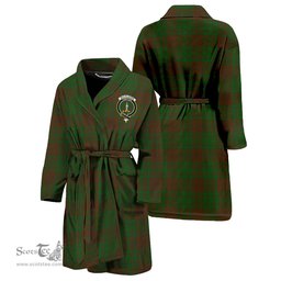 Scottish MacAlister of Glenbarr Hunting Clan Family Crest Tartan Bathrobe