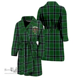 Scottish Innes Hunting Clan Family Crest Tartan Bathrobe