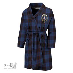 Scottish Home (Hume) Clan Family Crest Tartan Bathrobe