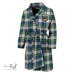 Scottish Gordon Dress Ancient Clan Family Crest Tartan Bathrobe