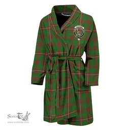 Scottish MacKinnon Hunting Modern Clan Family Crest Tartan Bathrobe