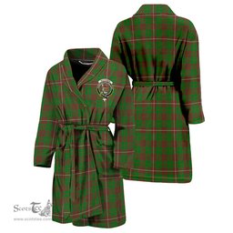 Scottish MacKinnon Hunting Modern Clan Family Crest Tartan Bathrobe