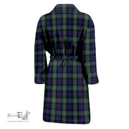 Scottish MacKenzie Hunting Green Clan Family Crest Tartan Bathrobe