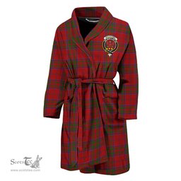 Scottish MacDonell of Keppoch Clan Family Crest Tartan Bathrobe
