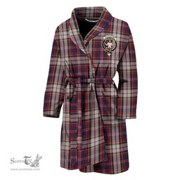 Scottish MacFarlane Dress Clan Family Crest Tartan Bathrobe