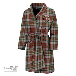 Scottish MacAlister Dress Clan Family Crest Tartan Bathrobe