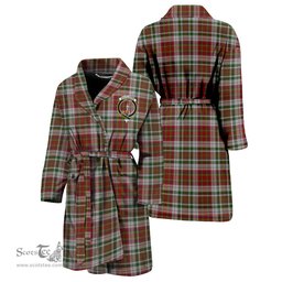 Scottish MacAlister Dress Clan Family Crest Tartan Bathrobe