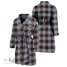 Scottish MacDonald Dress Ancient Clan Family Crest Tartan Bathrobe